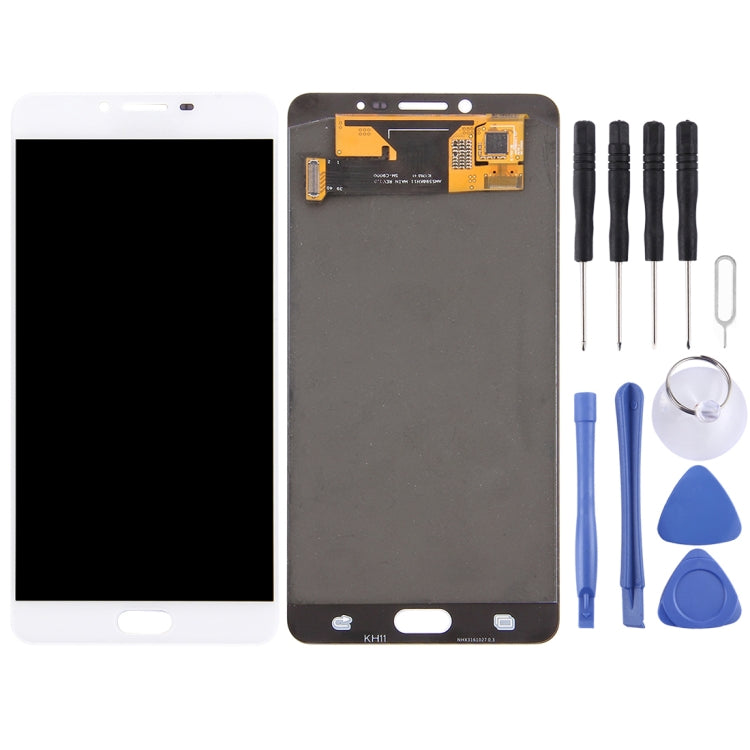 LCD Display + Touch Panel Replacement for Samsung Galaxy C9 Pro/C9000 (White)
