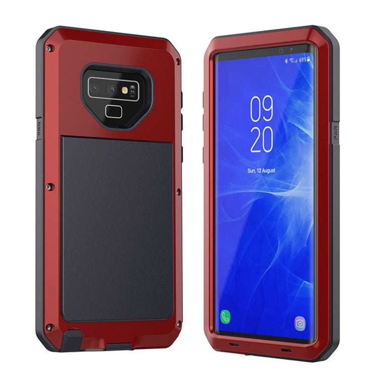 Rugged Red Shockproof Waterproof Case for Galaxy Note 9