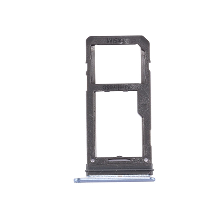 SIM Card Tray + Micro SD Tray for Galaxy S8(Blue)