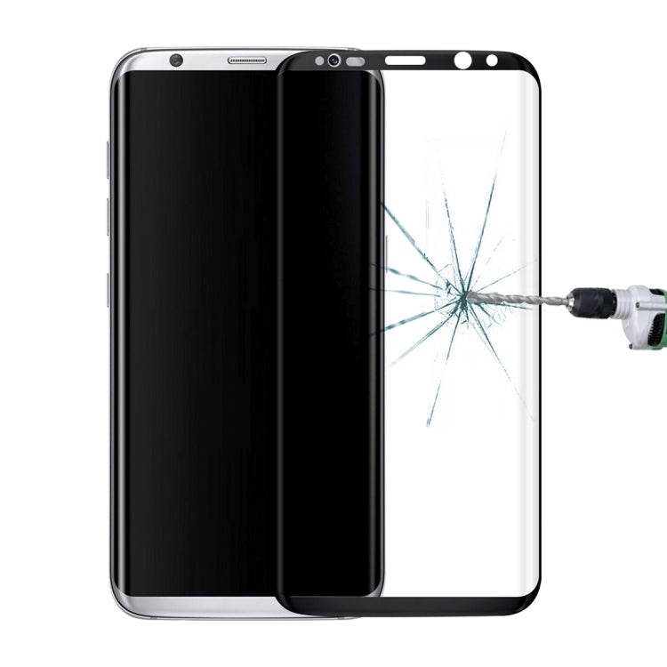 Galaxy S8 Tempered Glass Screen Protector - Black