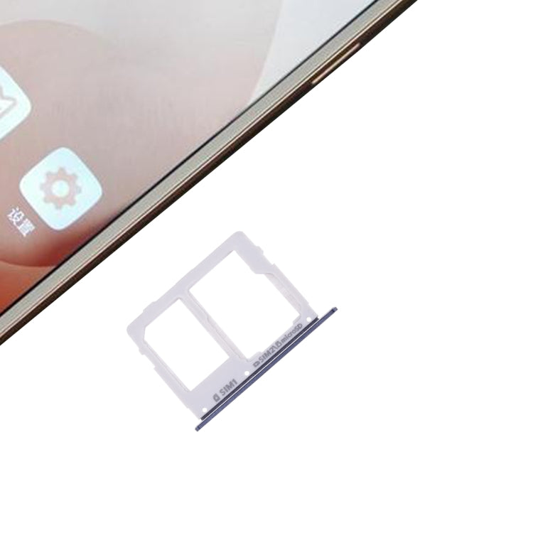 SIM Card Tray + SIM / Micro SD Card Tray for Galaxy C7 Pro / C7010 & C5 Pro / C5010(Black)