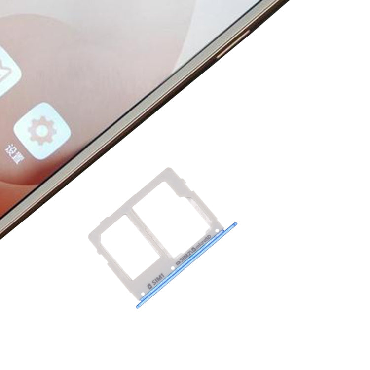SIM Card Tray + SIM / Micro SD Card Tray for Galaxy C7 Pro / C7010 & C5 Pro / C5010(Blue)