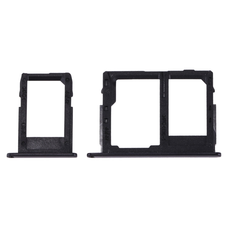 SIM Card Tray + SIM & Micro SD Card Tray for Galaxy J3 (2017) Dual SIM / J330 & J5 (2017) Dual SIM / J530 & J7 (2017) Dual SIM / J730(Black)