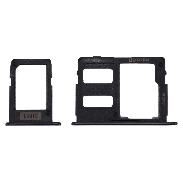 SIM Card Tray + Micro SD Card Tray for Galaxy J3 (2017) Single SIM / J330 & J5 (2017) Single SIM / J530 & J7 (2017) Single SIM / J730(Black)