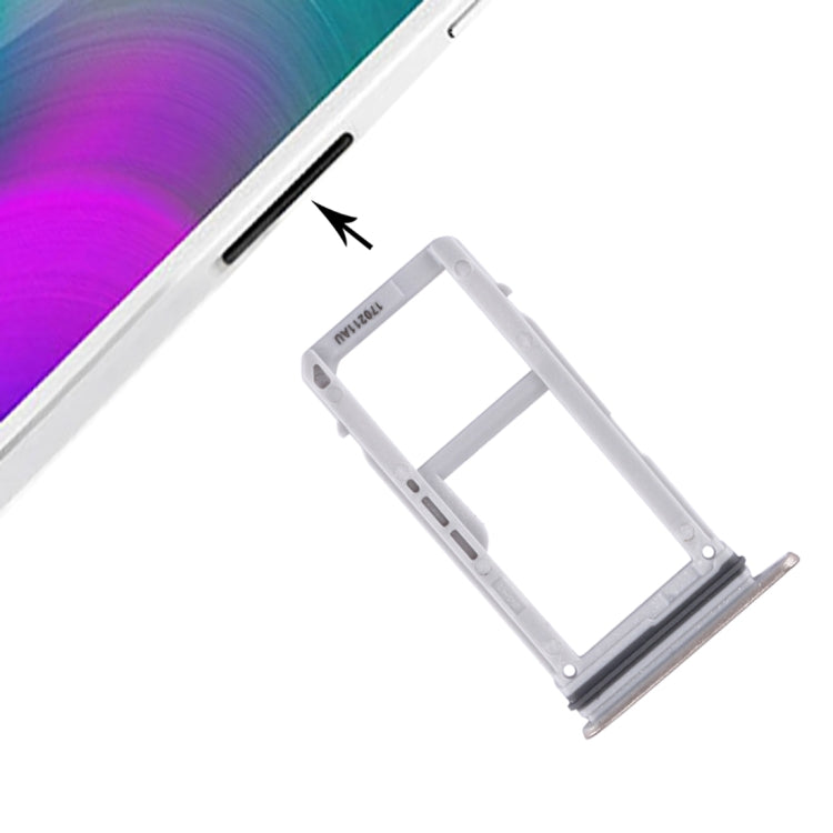 SIM Card Tray + Micro SD Card Tray for Galaxy A3 (2017) / A320(Gold)