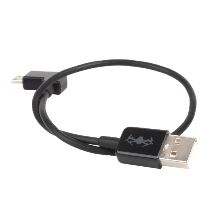 30cm USB to Micro USB Right Angle Data Connector Cable for DJI Drones