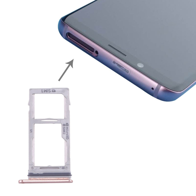 Rose Gold SIM & Micro SD Card Tray for Galaxy S9+ / S9