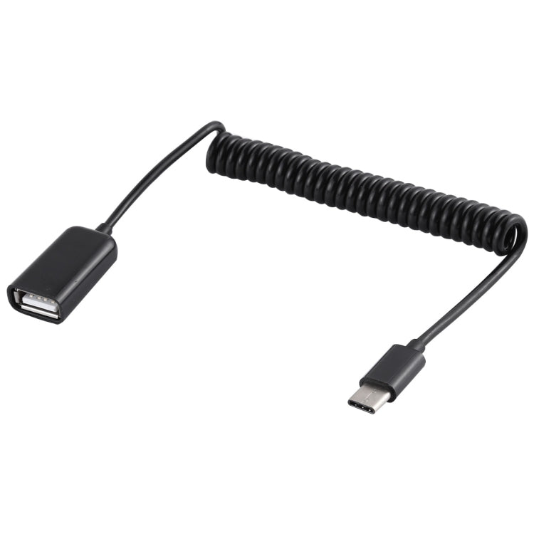 Spring Charging Cable for USB-C/Type-C Laptops