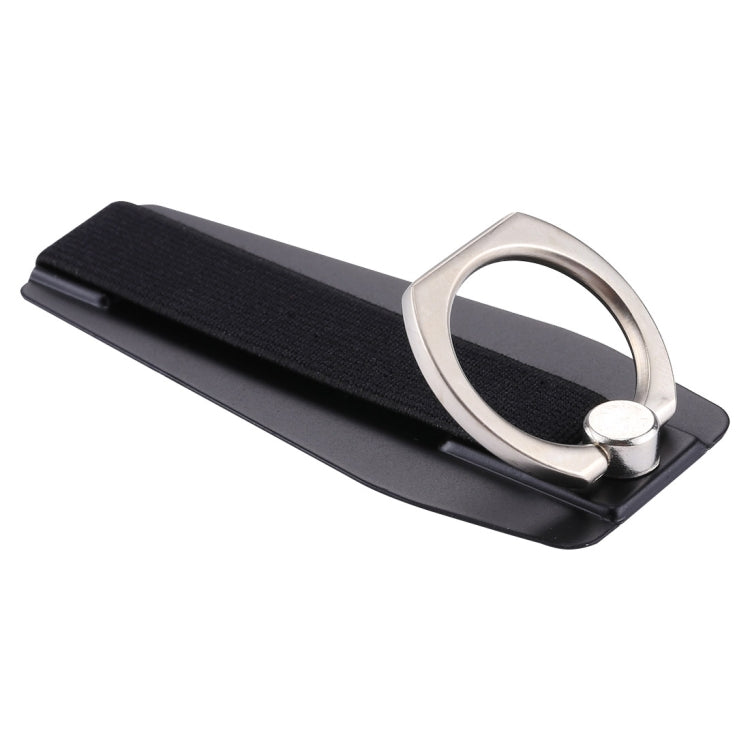 Sleek Black Universal Durable Finger Ring Phone Holder Sling Grip Anti-slip Stand