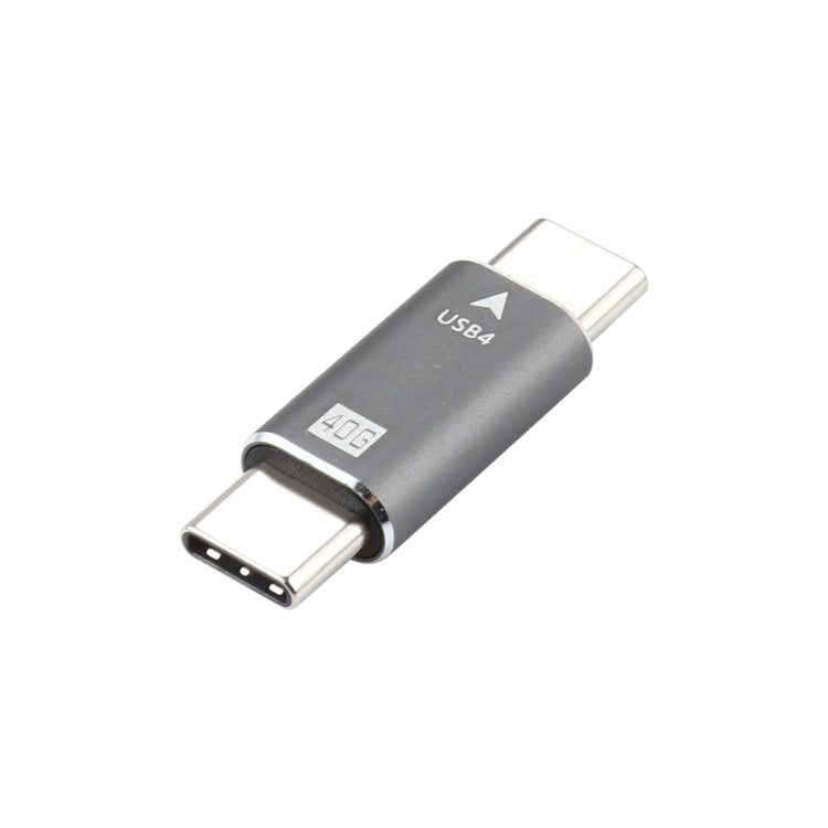 High-Speed USB-C Male to Male Plug Converter with 40Gbps Data Sync