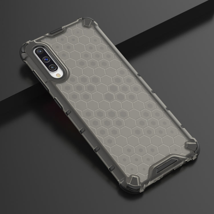 Shockproof Honeycomb PC + TPU Case for Galaxy A50 (Black)