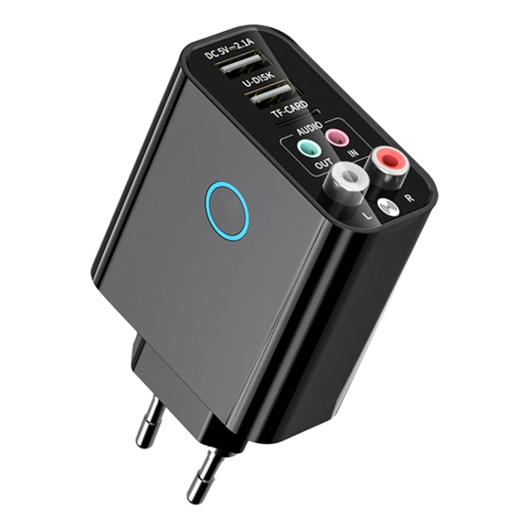 Dual Output Bluetooth 5.0 Audio Transmitter Receiver with Remote Control