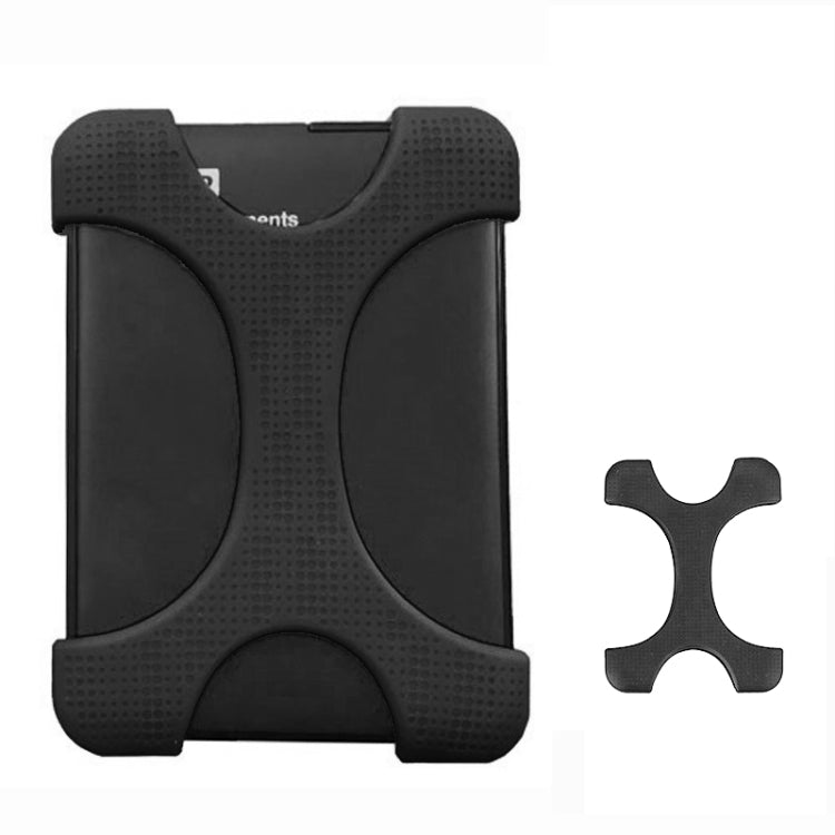 X Type 2.5 inch Hard Drive Silicone Case for WD/SEAGATE/Toshiba, Black