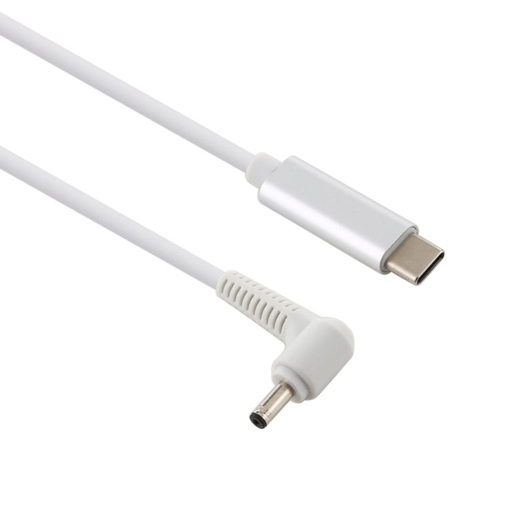 USB-C to 4.0 x 1.35mm Laptop Power Charging Cable, 1.5m Length, White