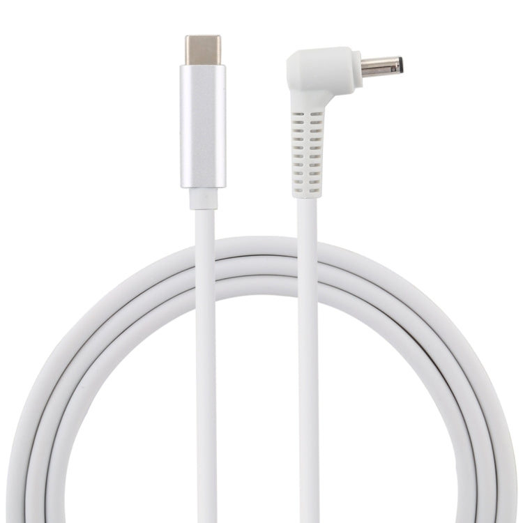 USB-C to 4.0 x 1.35mm Laptop Power Charging Cable, 1.5m Length, White