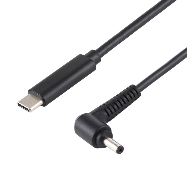 Type-C to 4.0 x 1.35mm Laptop Charging Cable, 1.5m Length (Black)