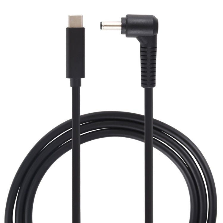 Type-C to 4.0 x 1.35mm Laptop Charging Cable, 1.5m Length (Black)
