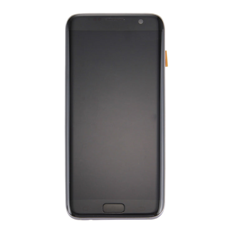 LCD Screen and Digitizer Full Assembly with Frame & Buttons for Galaxy S7 Edge/G9350 (Black)