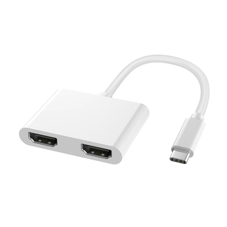 4 in 1 Multifunction USB-C Docking Station with Dual HDMI (White)