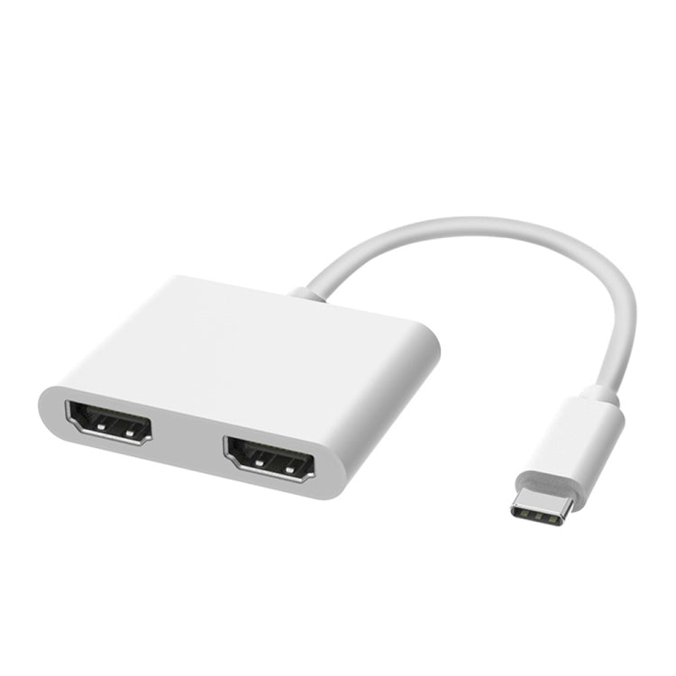 Dual HDMI 2-in-1 USB-C Docking Station - White