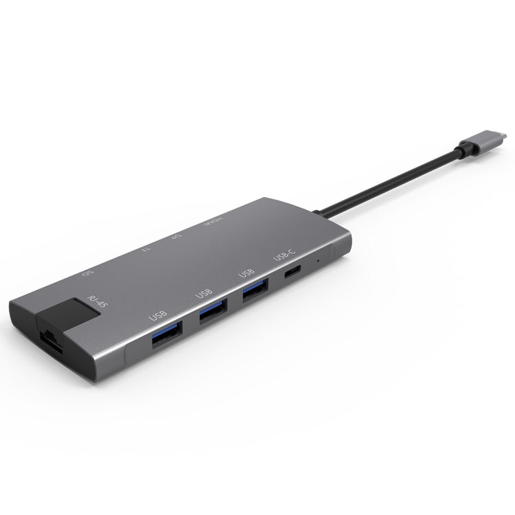 UC290 Multifunctional USB / Type-C HUB Adapter with VGA HDMI Support