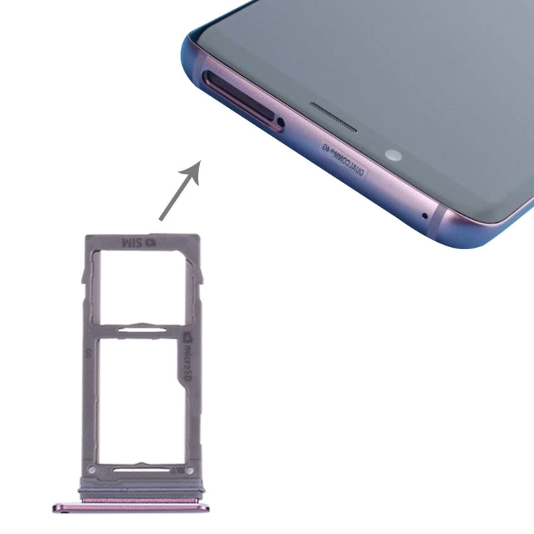 SIM & Micro SD Card Tray for Galaxy S9+ / S9(Purple)
