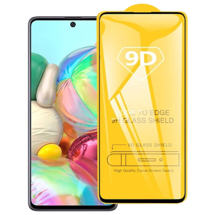9D Full Glue Full Screen Tempered Glass Film for Galaxy A71/A73