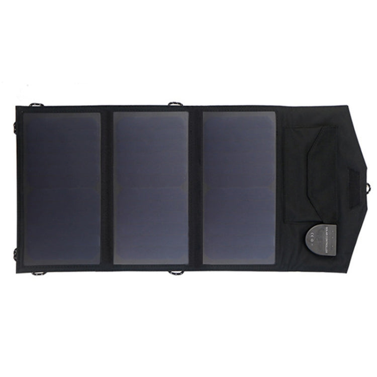 Foldable Waterproof Solar Charger Panel with Voltage Regulator and Portable Design