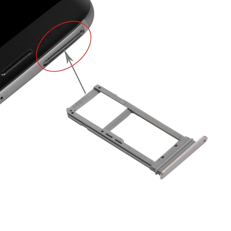 Gold SIM Card Tray and Micro SD Card Tray for Samsung Galaxy S7 Edge / G935