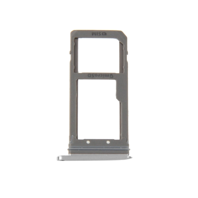 SIM Card and Micro SD Card Tray for Galaxy S7 Edge / G935 (Silver)