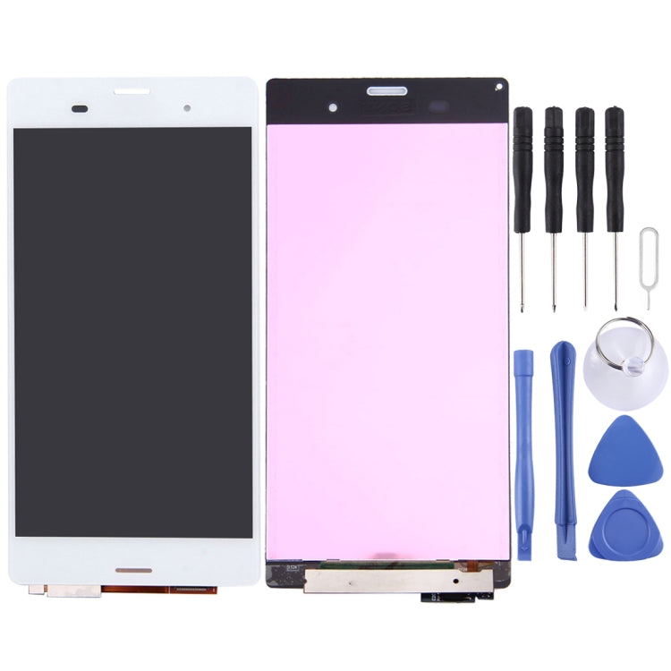 Sony Xperia Z3 White LCD Screen and Digitizer Full Assembly