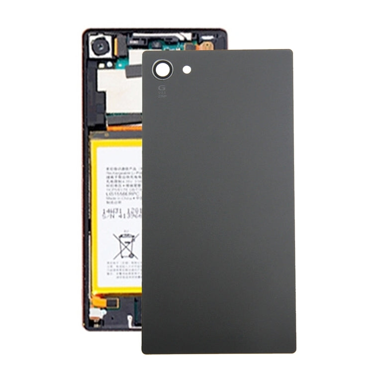 Black Original Back Battery Cover for Sony Xperia Z5 Compact with High-Quality Replacement