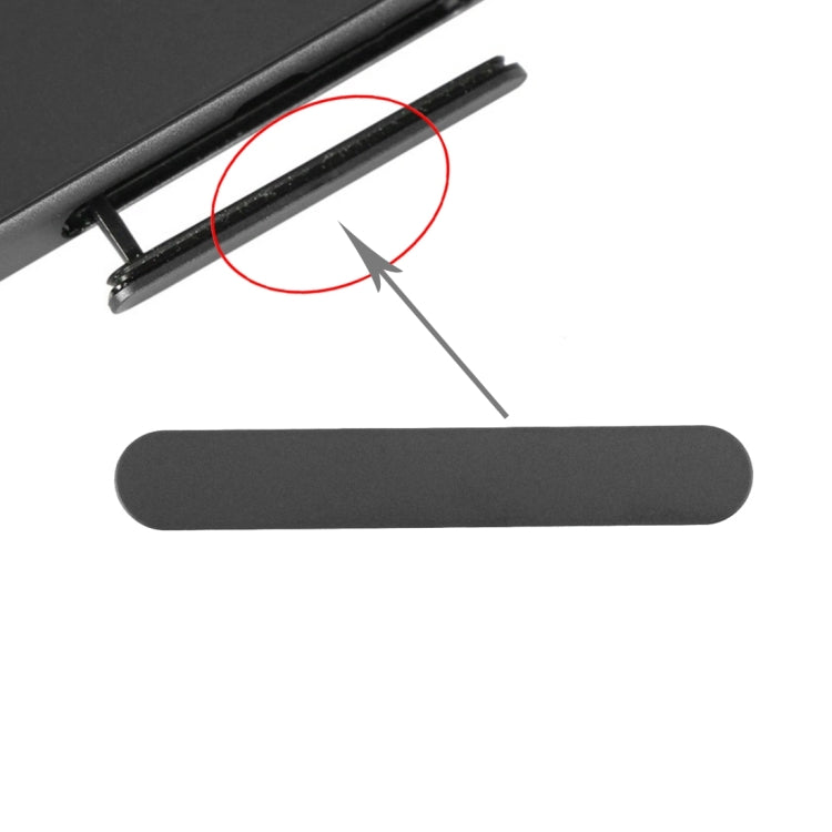 Card Slot Port Dust Plug for Sony Xperia Z5 (Black) - Protect Your Device from Dust and Water