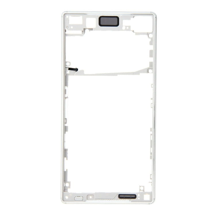 Front Bezel Replacement for Sony Xperia Z5 (Single SIM Card Version) (Silver)