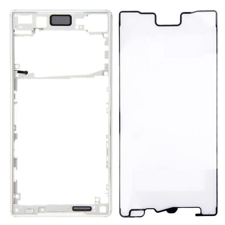 Front Bezel Replacement for Sony Xperia Z5 (Single SIM Card Version) (Silver)