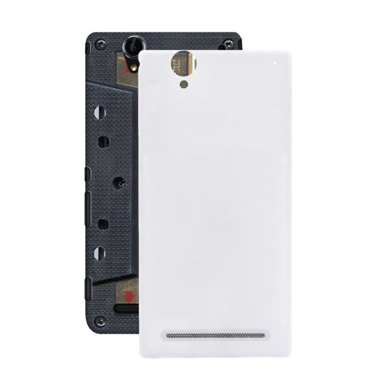 White Back Battery Cover Replacement for Sony Xperia T2 Ultra