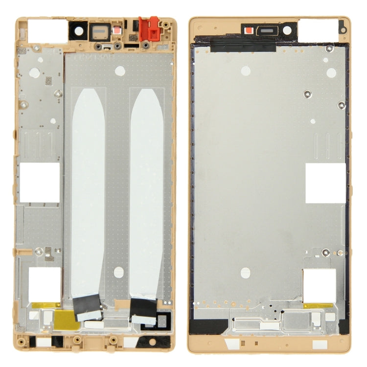 Front LCD Frame Bezel Plate for Huawei P8 (Gold)