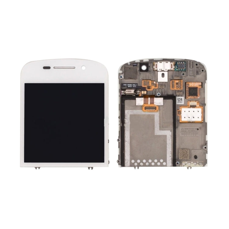 LCD Screen Replacement for BlackBerry Q10 - White Frame included