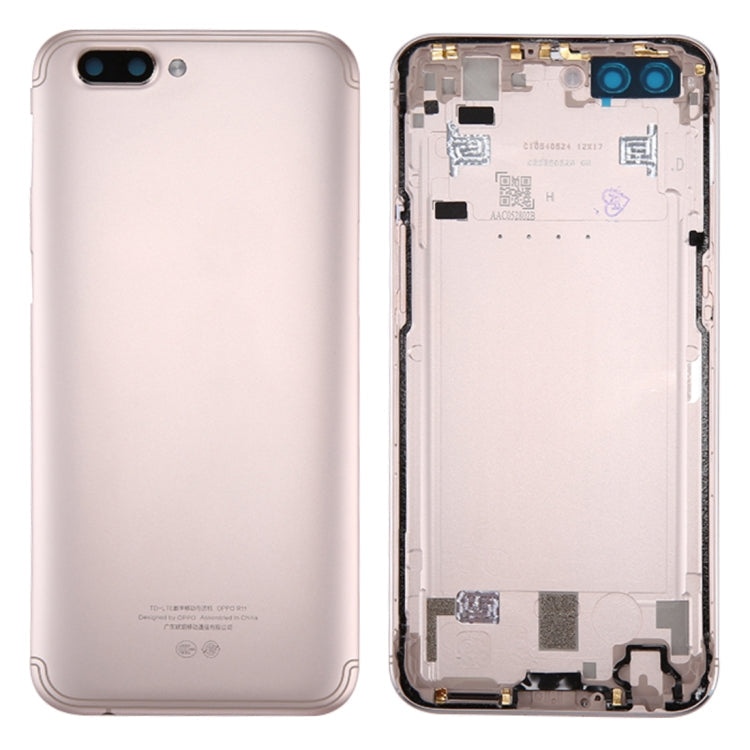 Gold Battery Back Cover for OPPO R11 with Professional Installation Recommended