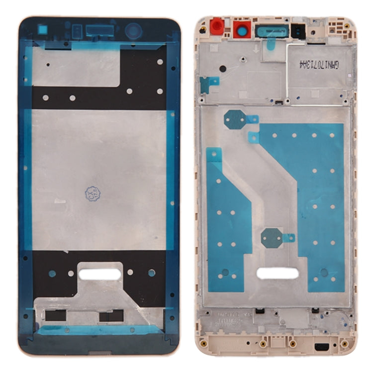Front Housing LCD Frame Bezel Plate Replacement for Huawei Enjoy 7 Plus / Y7 Prime (Gold)