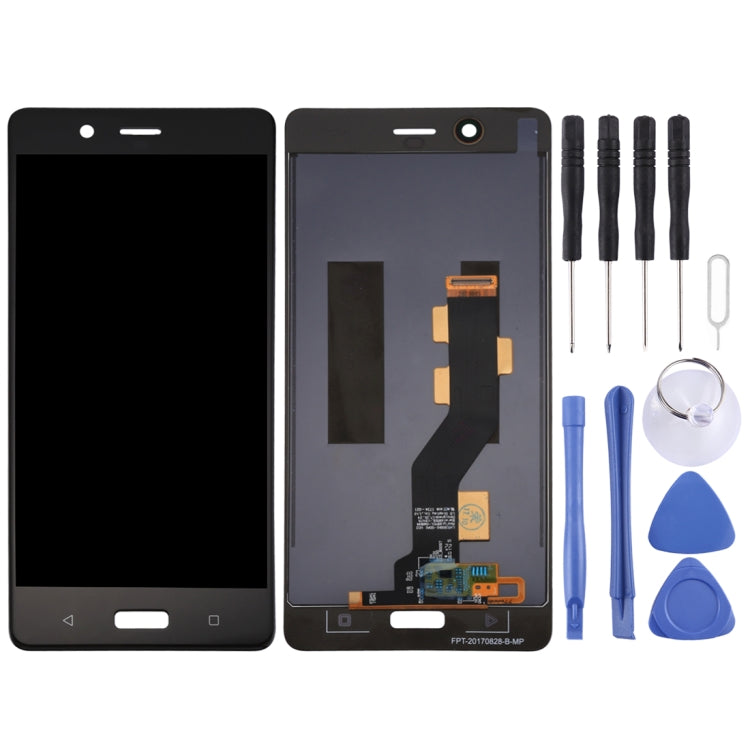 LCD Screen and Touch Digitizer Replacement for Nokia 8 / N8 TA-1012 TA-1004 TA-1052 (Black)