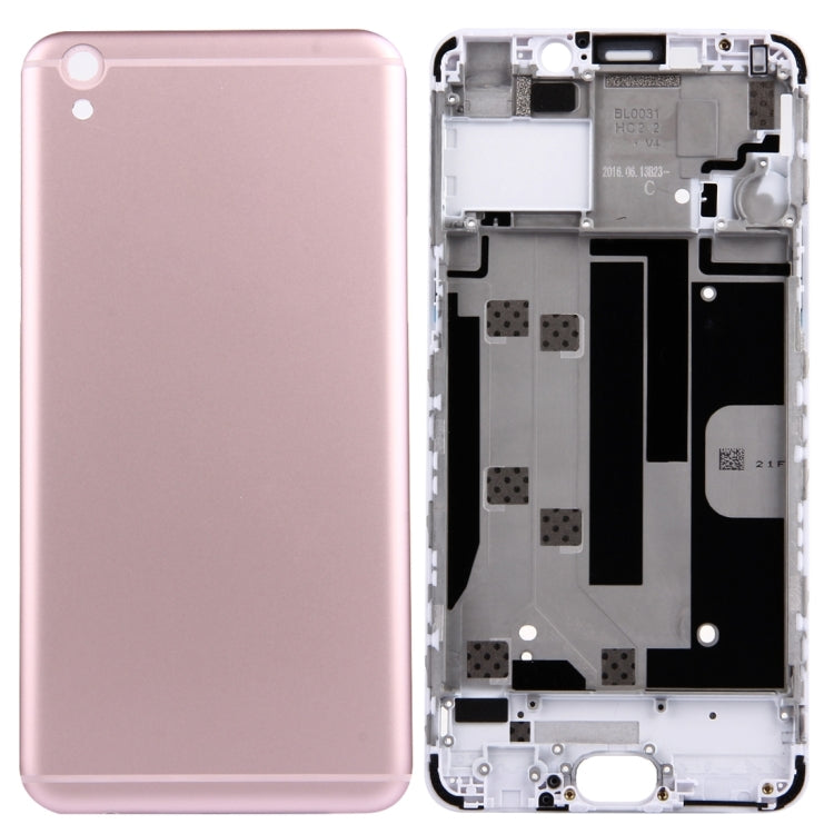 Enhance Your OPPO R9 Plus with Rose Gold Battery Back Cover and LCD Frame Bezel Plate