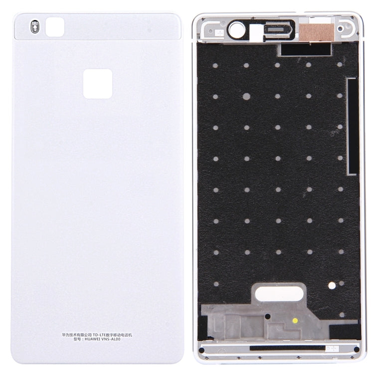 Huawei P9 Lite White Battery Back Cover + Front Housing LCD Frame Bezel Plate