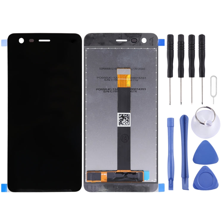 LCD Screen and Digitizer Full Assembly for Nokia 2 TA-1029/DS in Black