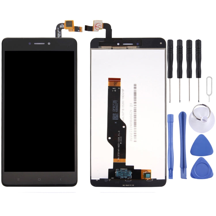 Black Full Assembly LCD Screen and Digitizer for Xiaomi Redmi Note 4X