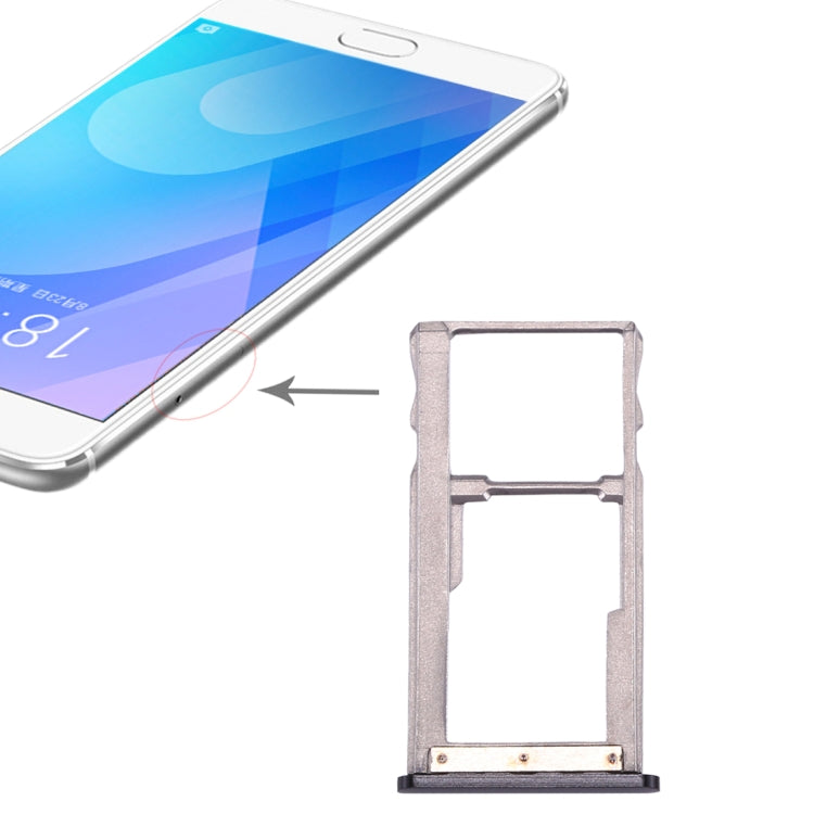 Replacement SIM Card Tray for Meizu Meilan E2 (Black)