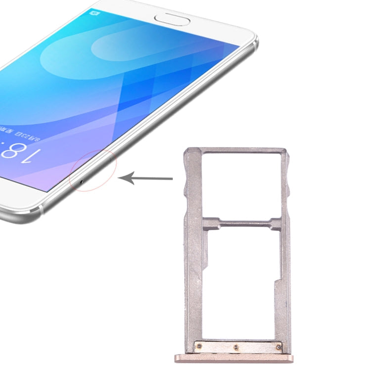 SIM Card Tray Replacement for Meizu Meilan E2 (Gold)