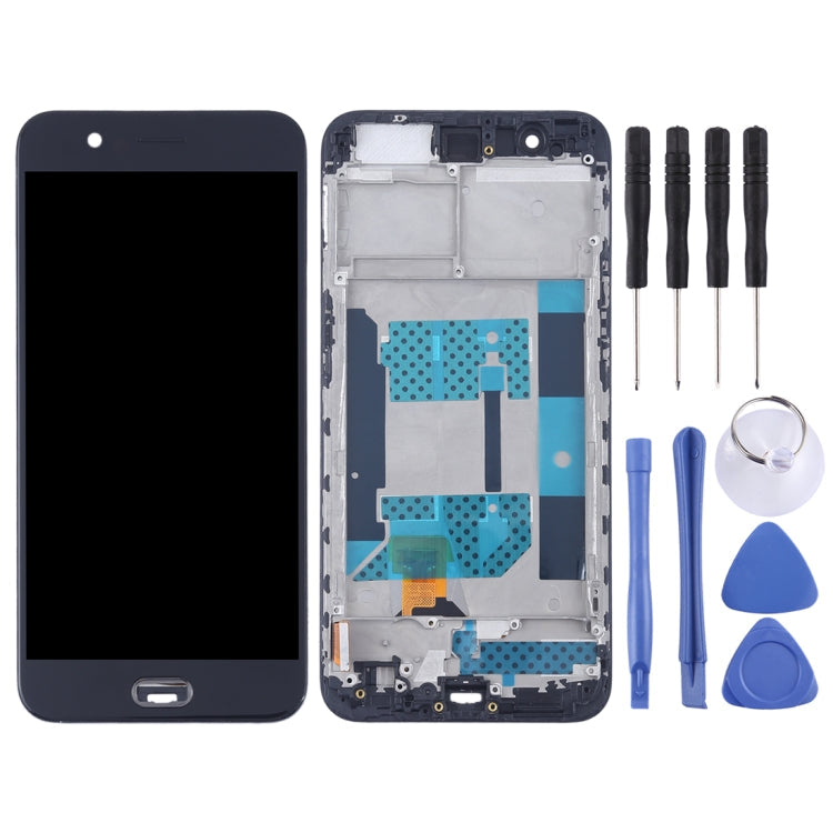 OPPO R11 Black LCD Screen and Digitizer Full Assembly with Frame