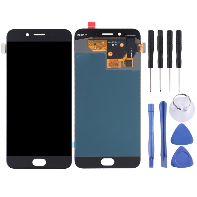 Original OPPO R9s Full Screen Replacement Assembly (Black)