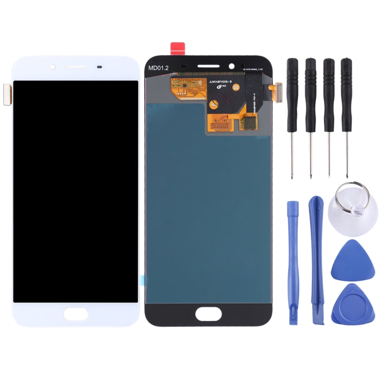 Original White LCD Display and Touch Screen Digitizer Assembly for OPPO R9s